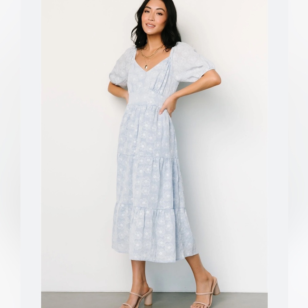 Nwt Baltic born Mildred Embroidered Midi Dress